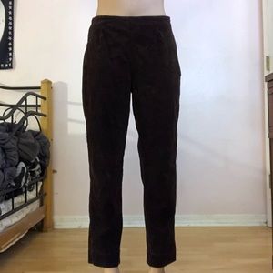 Brown Velvet Pants
